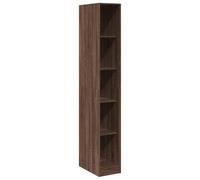 vidaXL Armadio Rovere Marrone 30x50x200 cm in Legno Multistrato, Mobile portaoggetti, Guardaroba, Mobile per Camera da Letto, armadietto portaoggetti
