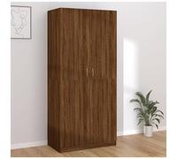 VIDAXL - Armadio Rovere Marrone 90x52x200 cm in Legno Multistrato