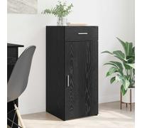 vidaXL Armadio Rovere Nero 40 x 42,5 x 93 cm Legno ingegnerizzato