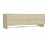vidaXL Armadio Rovere Sonoma 100x32,5x35 cm in truciolato