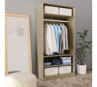 VIDAXL - Armadio Rovere Sonoma 100x50x200 cm in Legno Multistrato