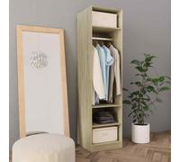 vidaXL Armadio Rovere Sonoma 50x50x200 cm in Legno Multistrato