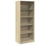 vidaXL Armadio Rovere Sonoma 80x50x200 cm in Legno Tecnico
