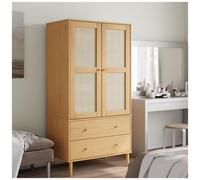AX Armadio Vestiti Organizzatore Classico Serie SENJA Rustico 4Scomparti 358034