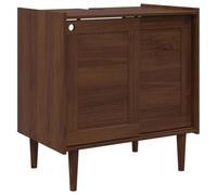 vidaXL Armadio sottolavello BILBAO Caramello scuro 75 x 50 x 80 cm