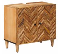 vidaXL Armadio sottolavello con archiviazione Marrone 62 x 33 x 58 cm