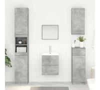 vidaXL Armadio sottolavello Grigio cemento 38,5 x 41 x 48 cm