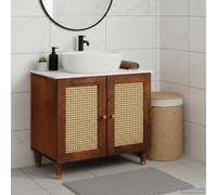 vidaXL Armadio sottolavello Marrone 62 x 33 x 58 cm