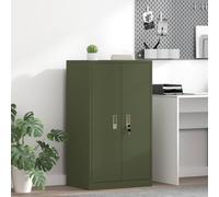 vidaXL Armadio Verde oliva 60 x 40 x 105 cm Acciaio
