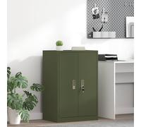 vidaXL Armadio Verde oliva 60 x 40 x 90 cm Acciaio laminato a freddo