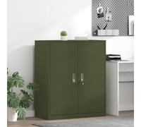 vidaXL Armadio Verde oliva 90 x 40 x 105 cm Acciaio