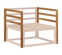 vidaXL Armleuning 2 st Naturel 79 x 4 x 73 cm Massief Acaciahout