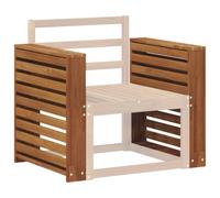 vidaXL Armleuningen 2 st Bruin 58.5 x 10 x 61 cm Massief Acaciahout