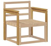 vidaXL Armleuningen Module 2 st Wit 59 x 6 x 61 cm Massief Acaciahout