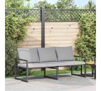 vidaXL Arredamento da Giardino Grigio chiaro 180 x 72,5 x 71 cm