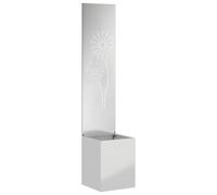 vidaXL Arte da Parete Esterna - Decorazione per Giardino, Scultura in Metallo da Appendere per Il Patio