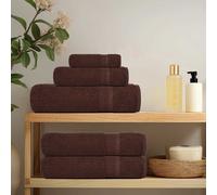 vidaXL Asciugamani da bagno FROGN 4 pz Marrone 100x150 cm 360 g/m²