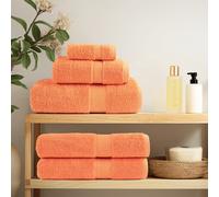 vidaXL Asciugamani da bagno Premium SOLUND 10 pz Arancione 100x150 cm