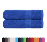 vidaXL Asciugamani FROGN 2 pz Blu 50x100 cm 360 g/m²
