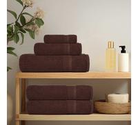 vidaXL Asciugamani FROGN 2 pz Marrone 50x100 cm 360 g/m²