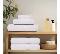vidaXL Asciugamani per ospiti FROGN 10 pz Bianco 30x50 cm 360 g/m²