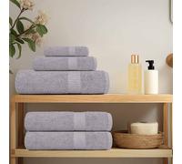 vidaXL Asciugamani per ospiti FROGN 10 pz Grigio 30x50 cm 360 g/m²