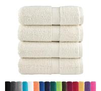 vidaXL Asciugamani per Ospiti SOLUND 4 pz Crema 30x50 cm 600 g/m²