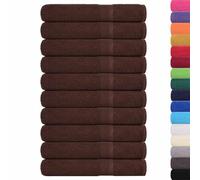 vidaXL Asciugamani per Sauna 10pz Marrone 80x200cm 360g/m² 100% Cotone, Asciugamano, Telo Bagno, Asciugamano in Cotone