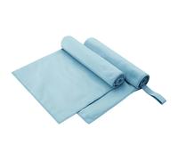vidaXL Asciugamani Sportivi 2 pcs Blu 100 x 50 cm