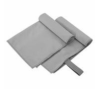 vidaXL Asciugamani Sportivi 2 pcs Grigio scuro 50 x 30 cm