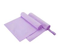 vidaXL Asciugamani Sportivi 2 pcs Viola 100 x 50 cm