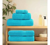 vidaXL Asciugamano per Ospiti SOLUND 10 pcs Turchese 15 x 21 cm