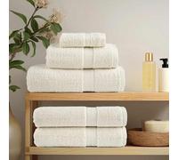 vidaXL Asciugamano per Ospiti SOLUND 4 pcs Crema 15 x 21 cm 550 gsm