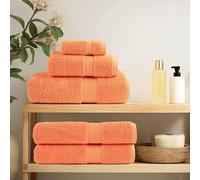 vidaXL Asciugamano per Ospiti SOLUND Arancione Cotone
