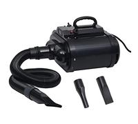 vidaXL Asciugatrice per Animali con Motore Doppio Asciugatore Phon per Animali Domestici Utensili per la Toletta degli Animali Nero