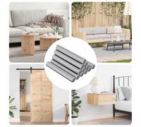 vidaXL Asta Filettata 1000 pcs Argento Acciaio