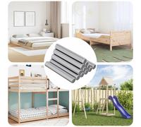 vidaXL Asta Filettata 12 pcs Argento 8 x 55 mm Acciaio, Altro, cilindrico, soluzioni industriali: produzione di precisione, controllo qualità e processi economici per un'efficienza ottimale