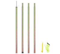 vidaXL Asta per Parasole a Vela 200 cm Acciaio Zincato