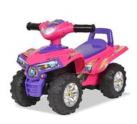 vidaXL ATV Cavalcabile per Bambini Suoni e Luci Rosa e Viola Gioco Mini Quad