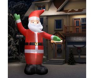 vidaXL Babbo Natale Gonfiabile Decorazione con LED IP44 4,5 m