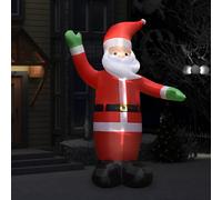 vidaXL Babbo Natale Gonfiabile Decorazione Natalizia con LED IP44 3 m