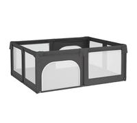 vidaXL Box per Bambini con 2 Porte Grigio Scuro Tessuto Oxford
