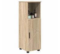 vidaXL Mobile da Bagno Rovere Sonoma 30 x 35 x 95 cm Legno Multistrato, Mobile da Bagno Elegante, Ripiani rettangolari, Ottima Soluzione di stoccaggio, Design Moderno, unità per Prodotti
