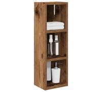 vidaXL Armadio da bagno a muro Legno vecchio 20 x 16 x 62,5 cm, Mobile bagno moderno, ripiano rettangolare, storage funzionale, soluzione salvaspazio, design elegante