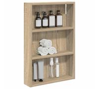 vidaXL Badkamer wandkast Sonoma Eiken 40 x 10 x 60,5 cm