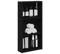 vidaXL Badkamer wandkast Zwarte Eik 30 x 10 x 60,5 cm