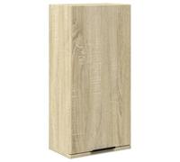 vidaXL Mobile da Bagno a Parete Rovere Sonoma 32x20x67 cm, mobiletto da Bagno, portaoggetti da Bagno, Arredamento da Bagno, armadietto da Bagno