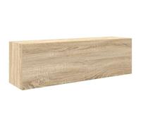 vidaXL Mobile da bagno Rovere Sonoma 100x25x30 cm in truciolato a muro