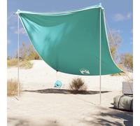 vidaXL Baldacchino da Spiaggia con Ancore per la Sabbia 214x236 cm