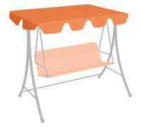 vidaXL Baldacchino per Dondolo Giardino Arancione 150/130x105/70 cm